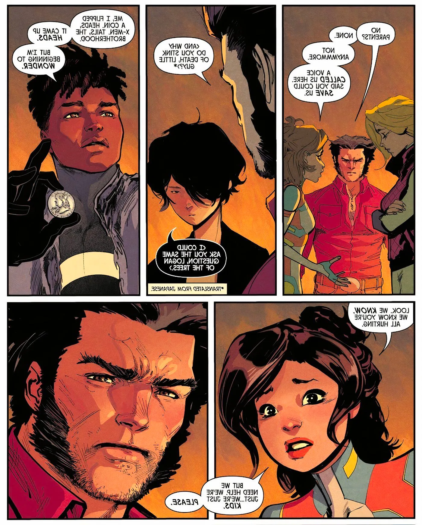 UXM #2 Outliers Jitter ask Wolverine for help Image