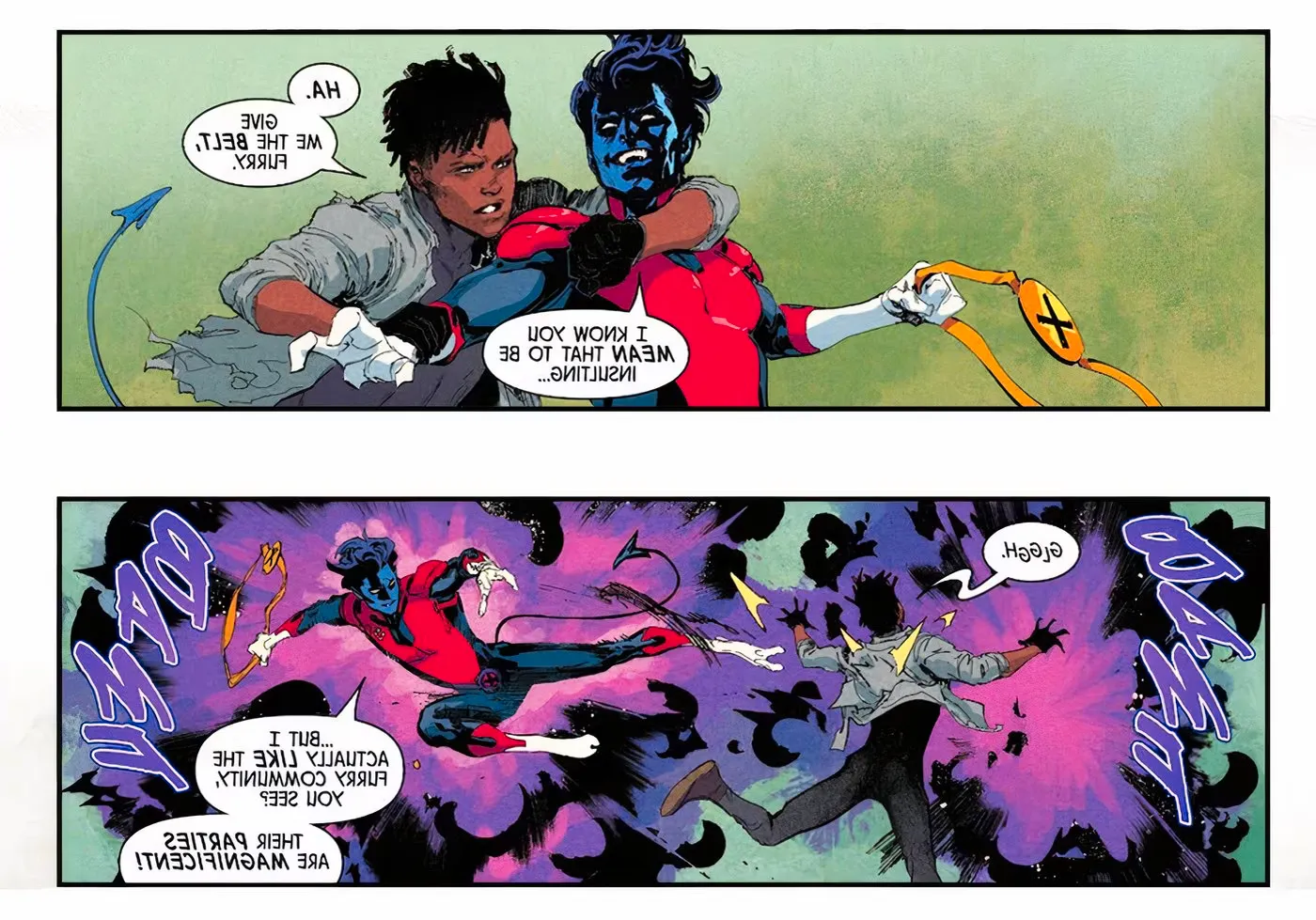 UXM #3 Nightcrawler furry Image