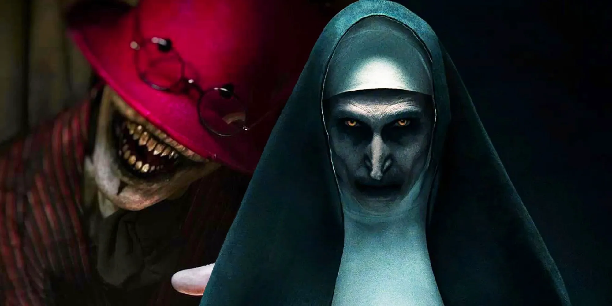 Valak the Nun and The Crooked Man in The Conjuring Image