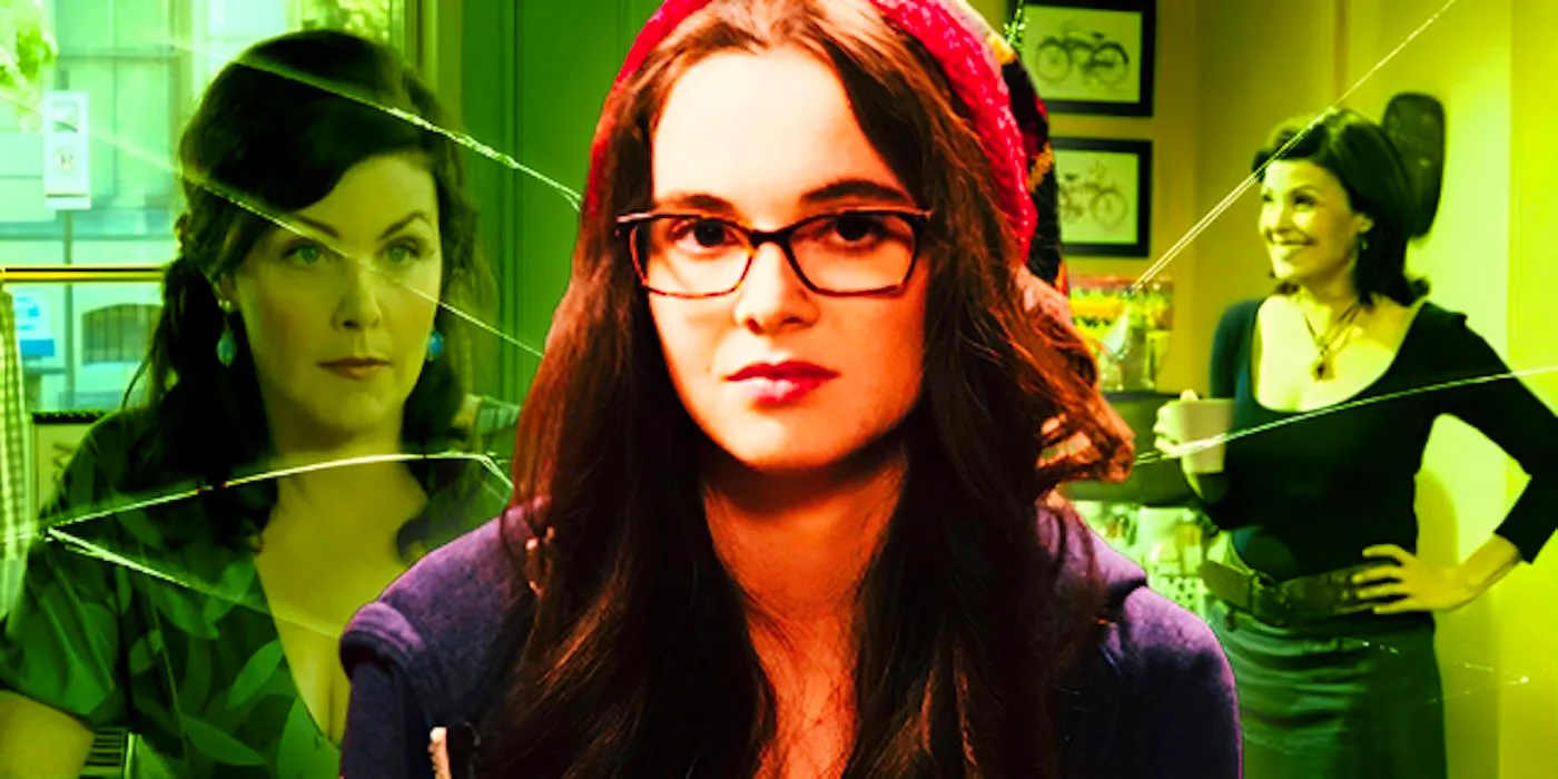 Vanessa Marano's April and Sherilyn Fenn's Anna in Gilmore Girls season 6 and A Year in the Life Image