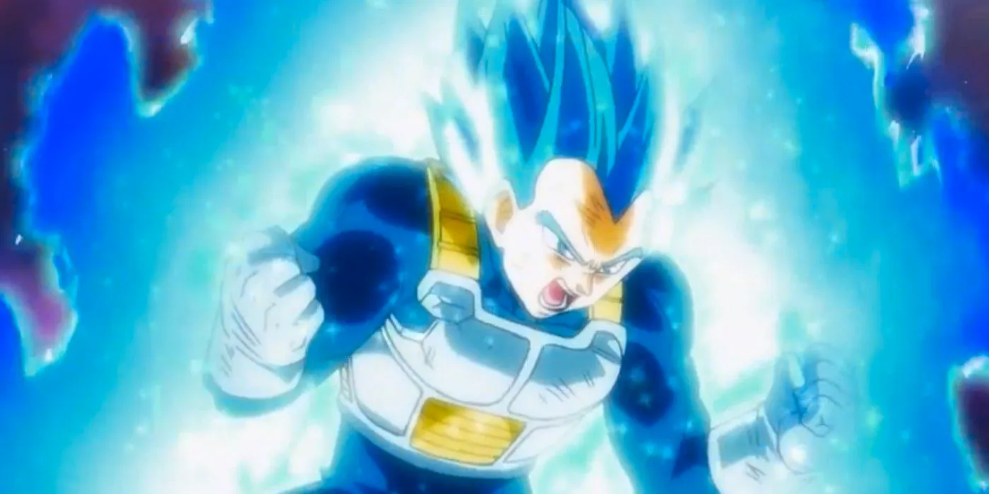 Vegeta Evolved Super Saiyan Blue in Dragon Ball Super Image