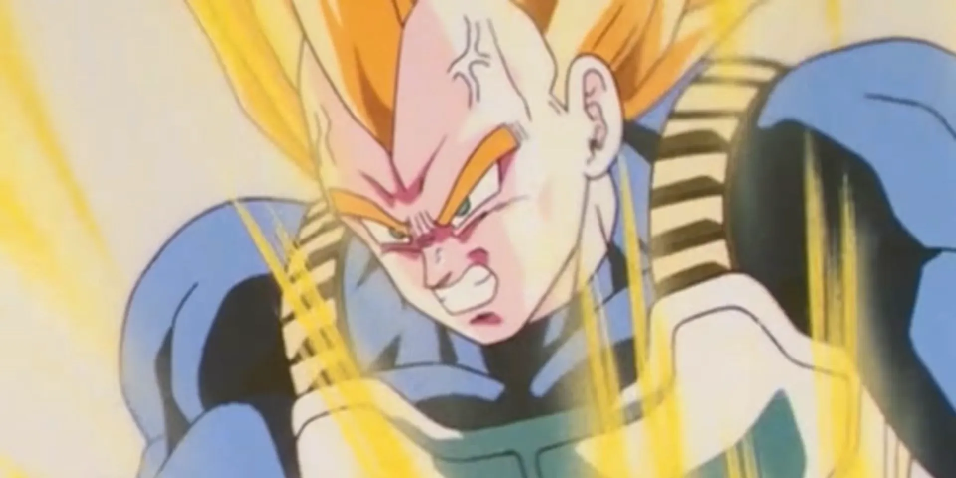 Vegeta powering up as Ascended Super Saiyan Image