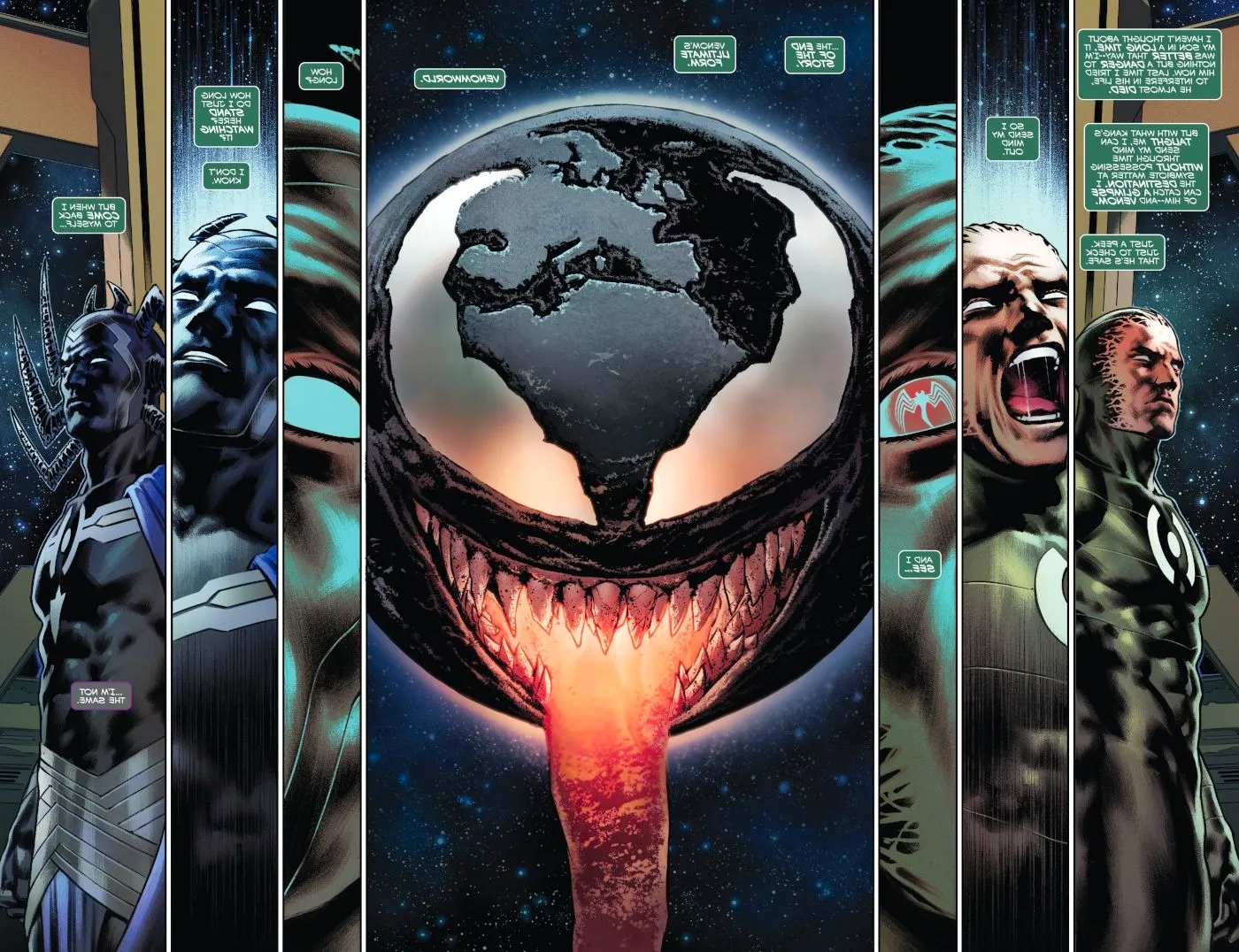 Venom #29, Eddie Brock time travels far into the future and discovers Venom World  Image