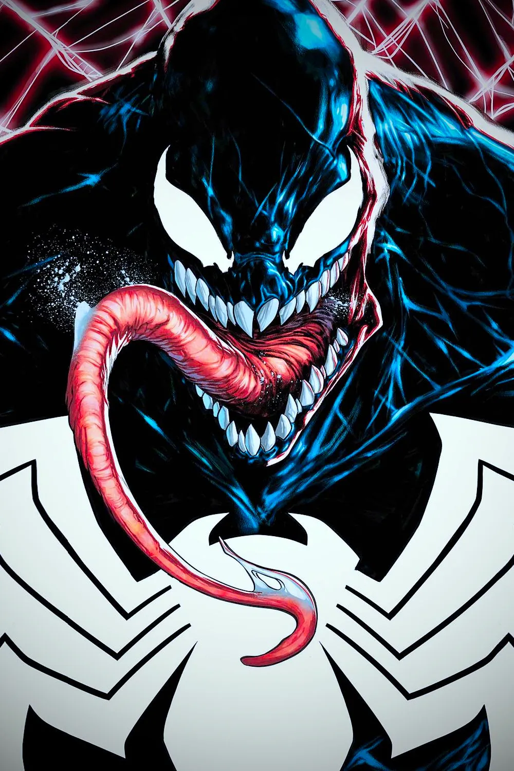 Venom in David Baldeon Comic Cover Art Image