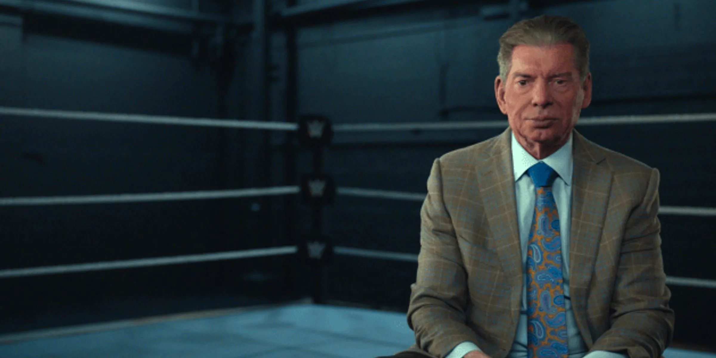 Vince McMahon in a wrestling ring in Mr McMahon Image