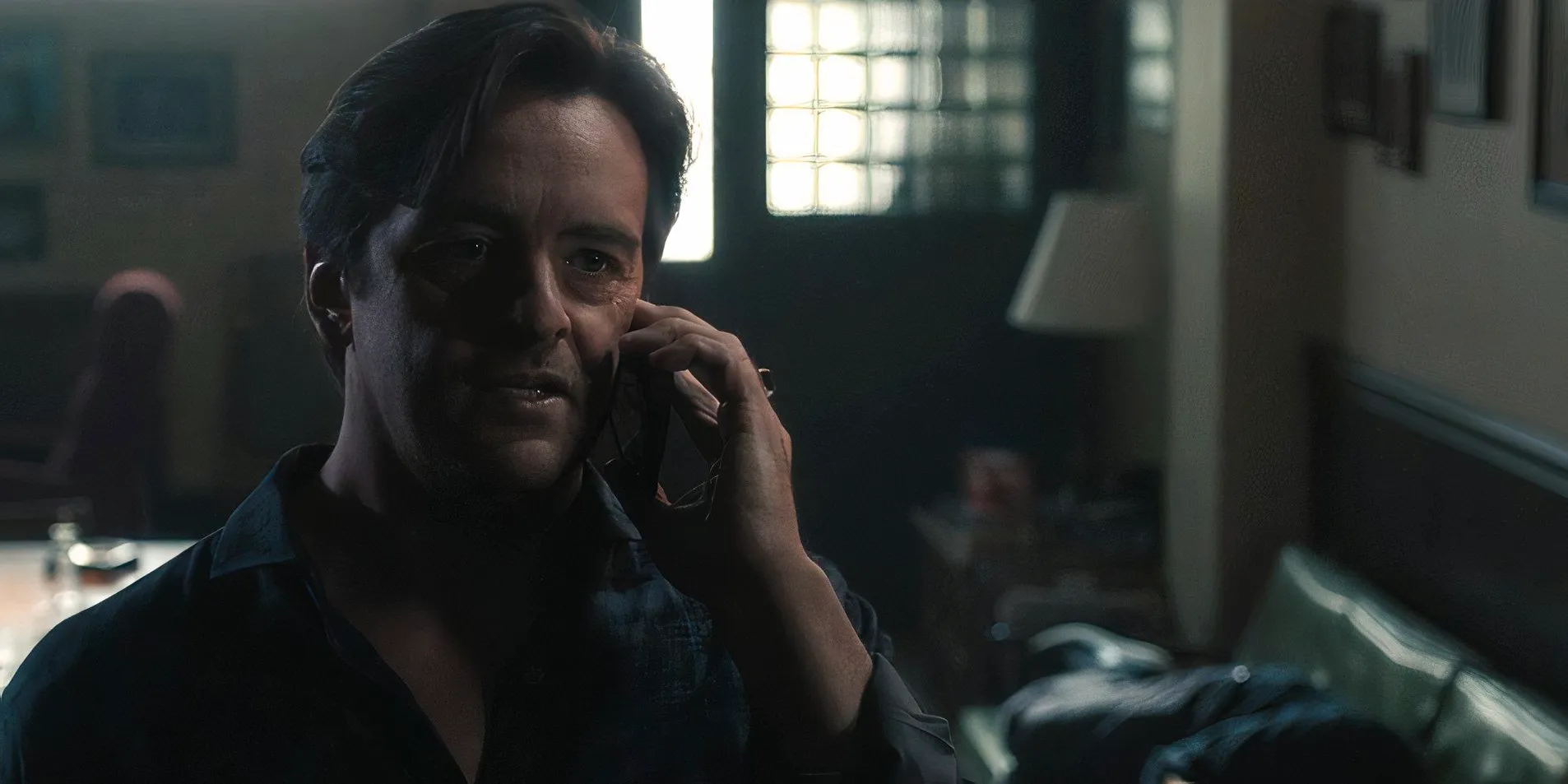 Vince (Vincent Piazza) on the phone in Tulsa King season 2, episode 4 Image