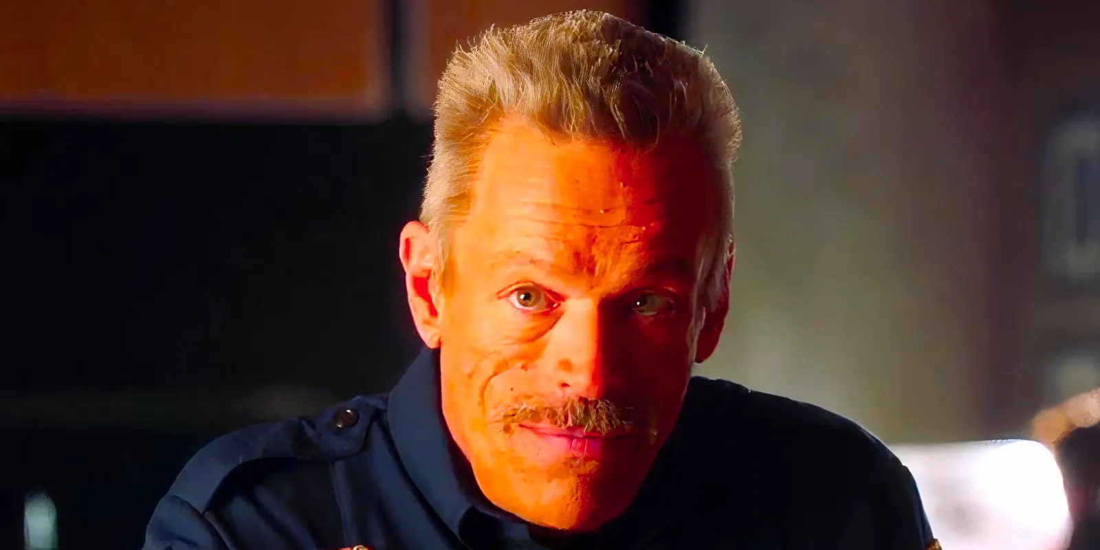 Vincent Gerrard (Brian Thompson) looking serious in 9-1-1 season 2 Image