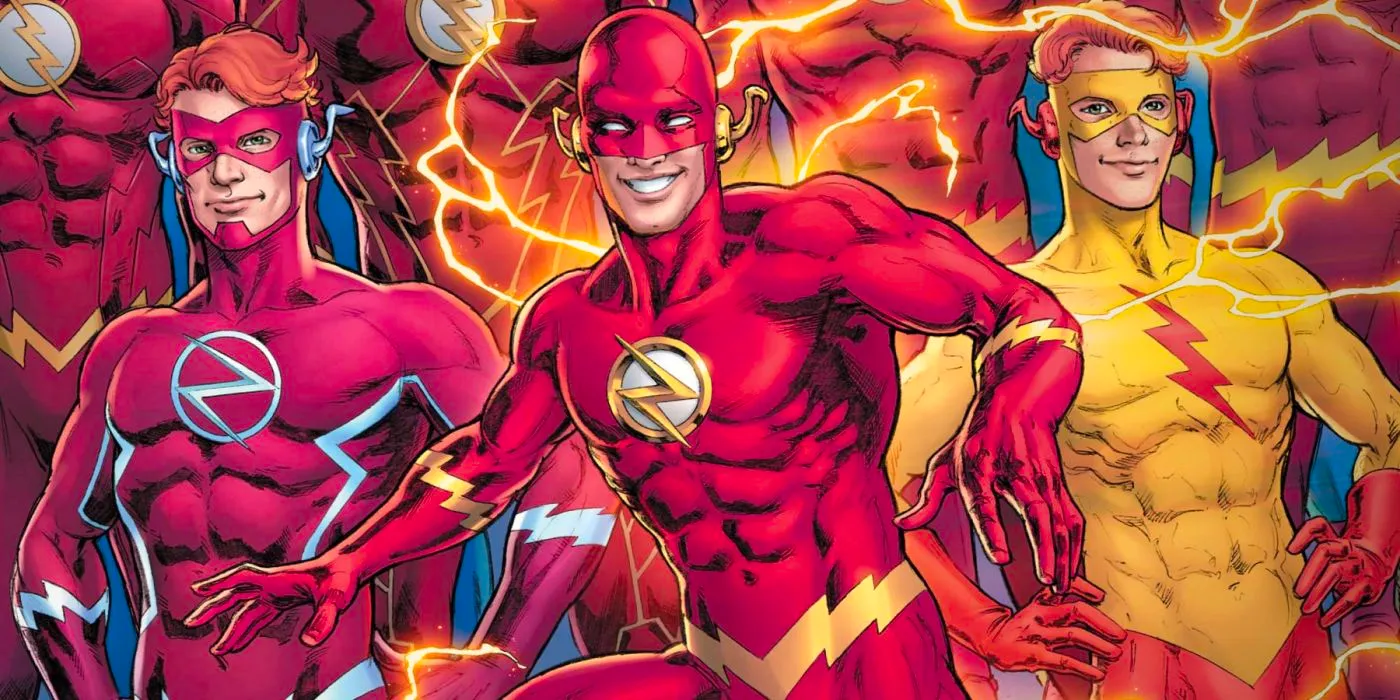 Wally West Flash Costumes in Comic Art by Nicola Scott Image