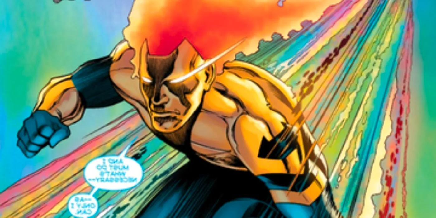 Waverider talking in DC Comics Image