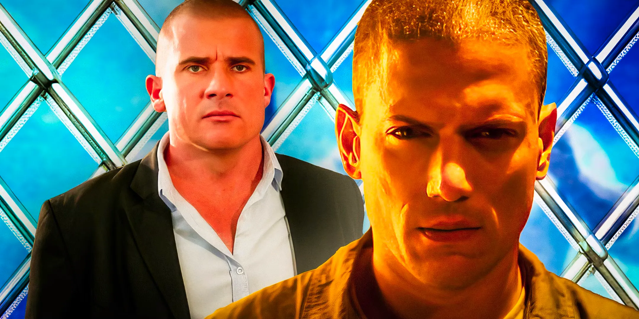 Wentworth Miller and Dominic Purcell in Prison Break Image