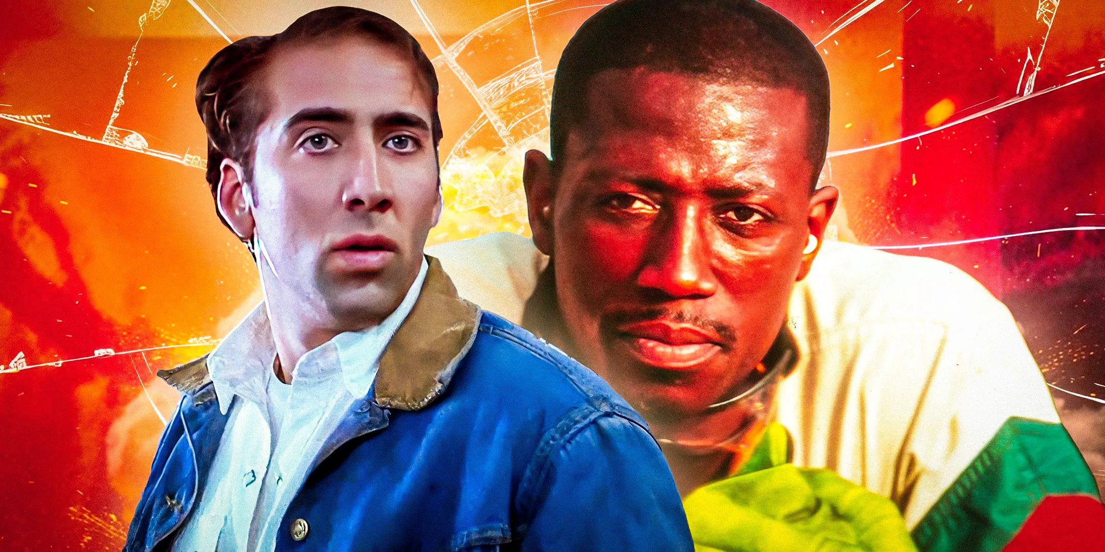 Wesley-Snipes---Drop-Zone-and-Nicolas-Cage---Red-Rock-West Image