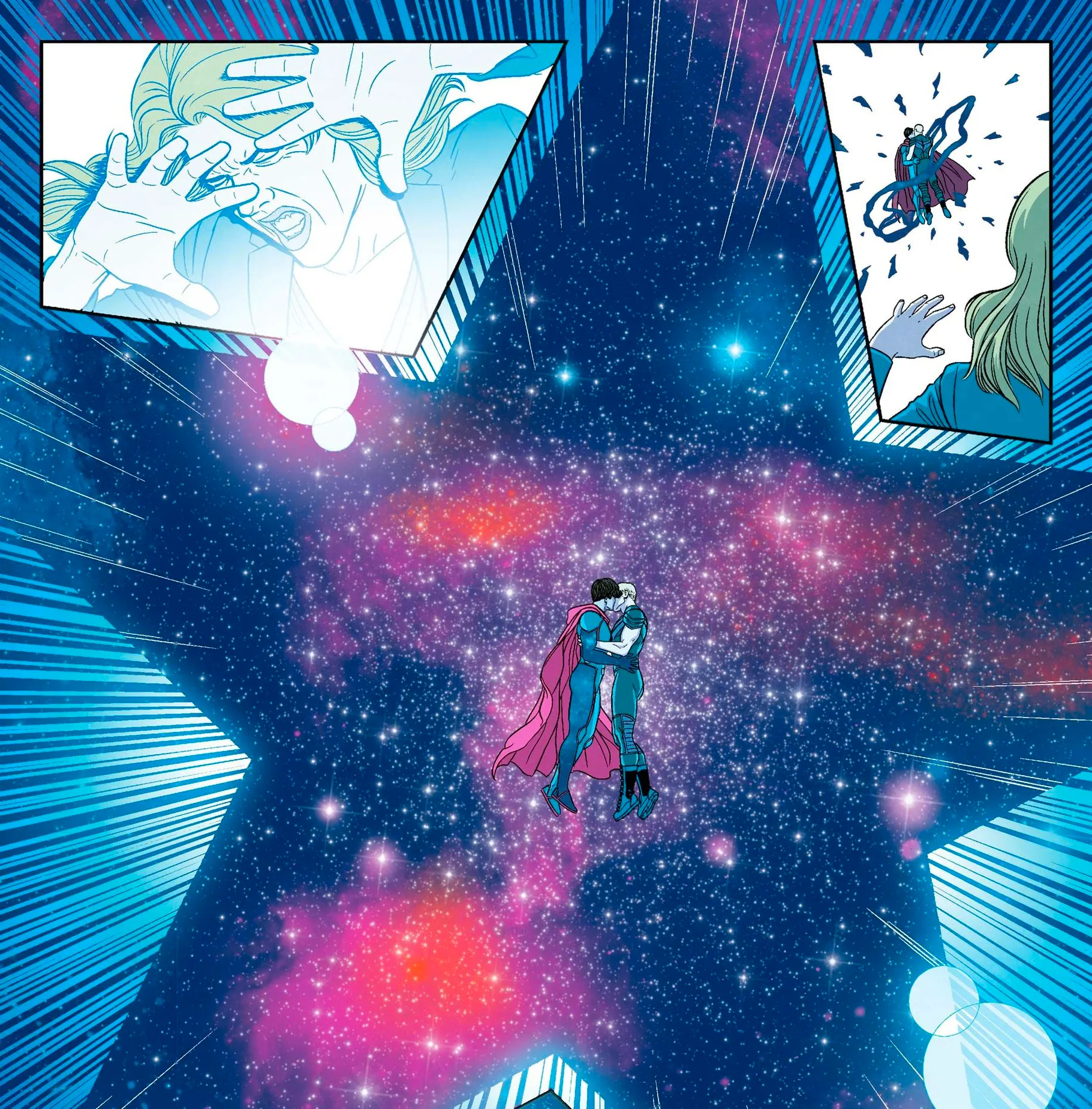 Wiccan and Hulking kiss in Young Avengers vol 2 #13 Image