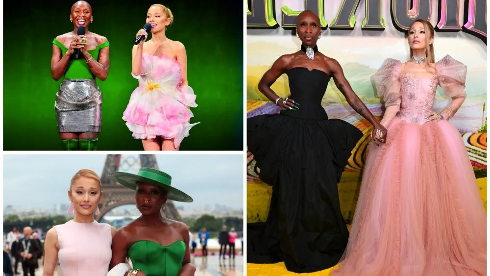 ‘Wicked’ World Tour: All of Ariana Grande and Cynthia Erivo’s Pink and Green Looks From Their ‘Journey Through Oz’ Image