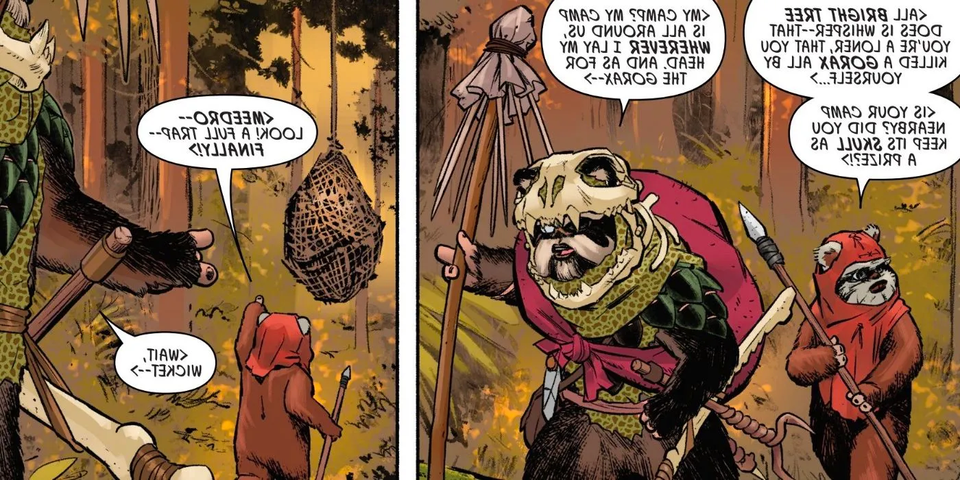 Wicket Joins Meedro Hunting Ewoks #1 Image