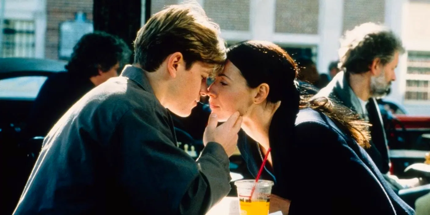 Will and Skylar kissing in Good Will Hunting Image