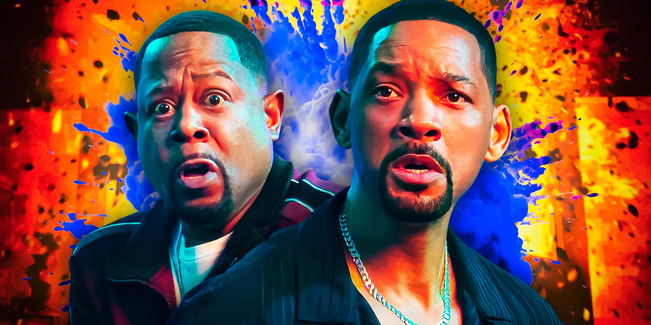 (Will Smith as Mike Lowre and Martin Lawrence as Marcus Burnett from Bad Boys Ride or Die Image