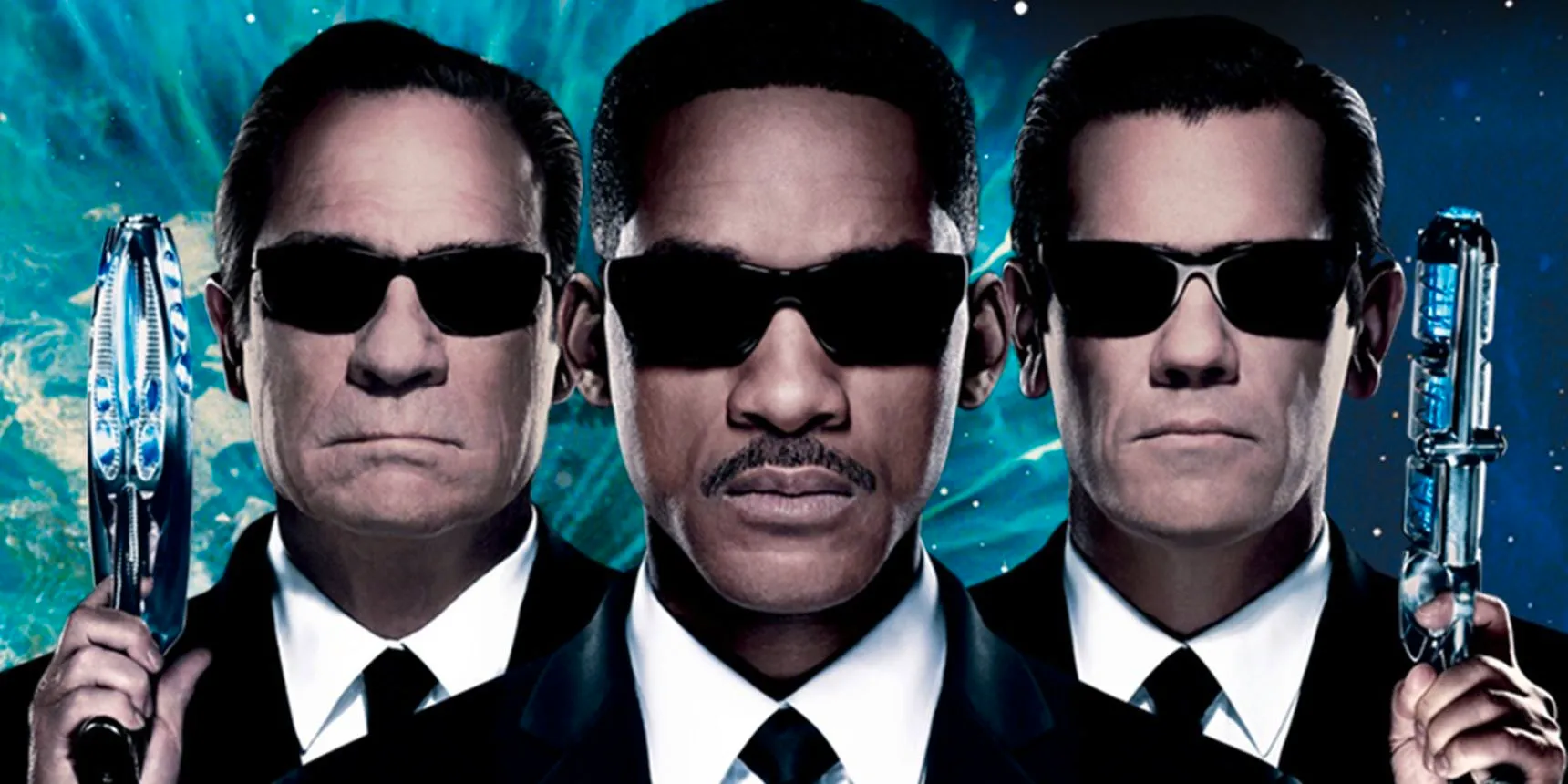 Will Smith, Josh Brolin, and Tommy Lee Jones on the poster for Men in Black 3 Image