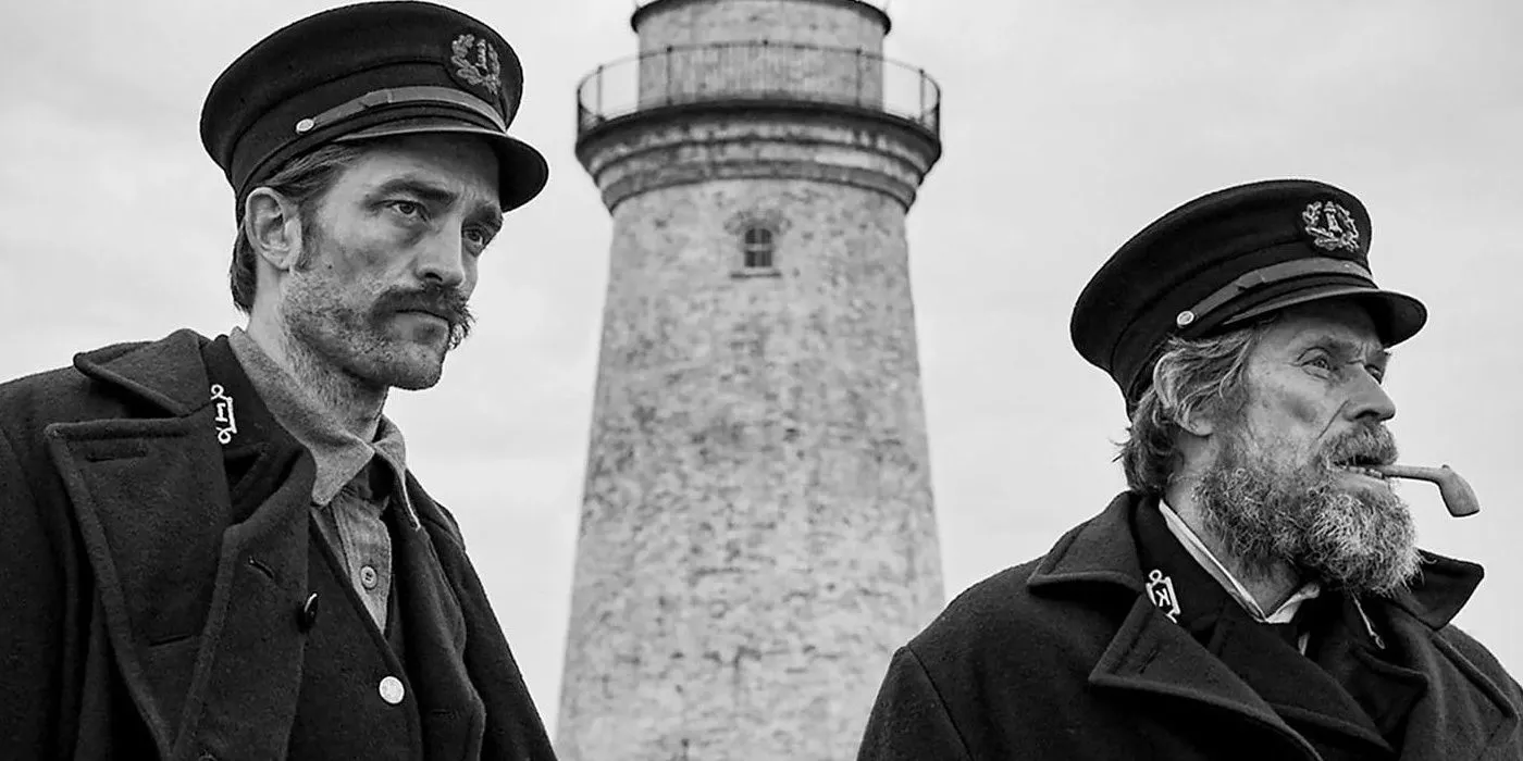 Willem Dafoe and Robert Pattinson in The Lighthouse  Image