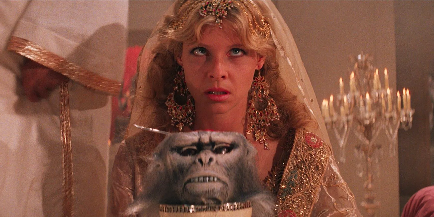 Willie is served monkey brains in Indiana Jones and the Temple of Doom Image