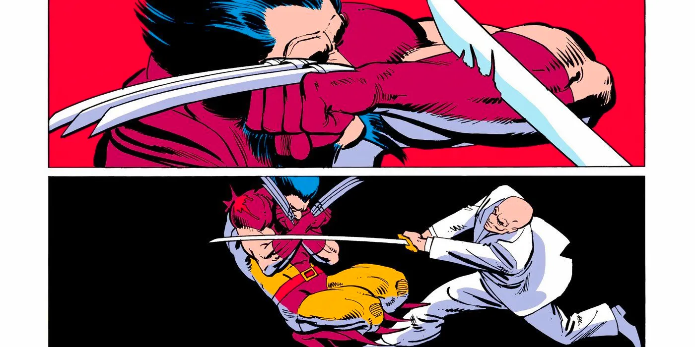 Wolverine and Shingen fighting in Wolverine comics Image