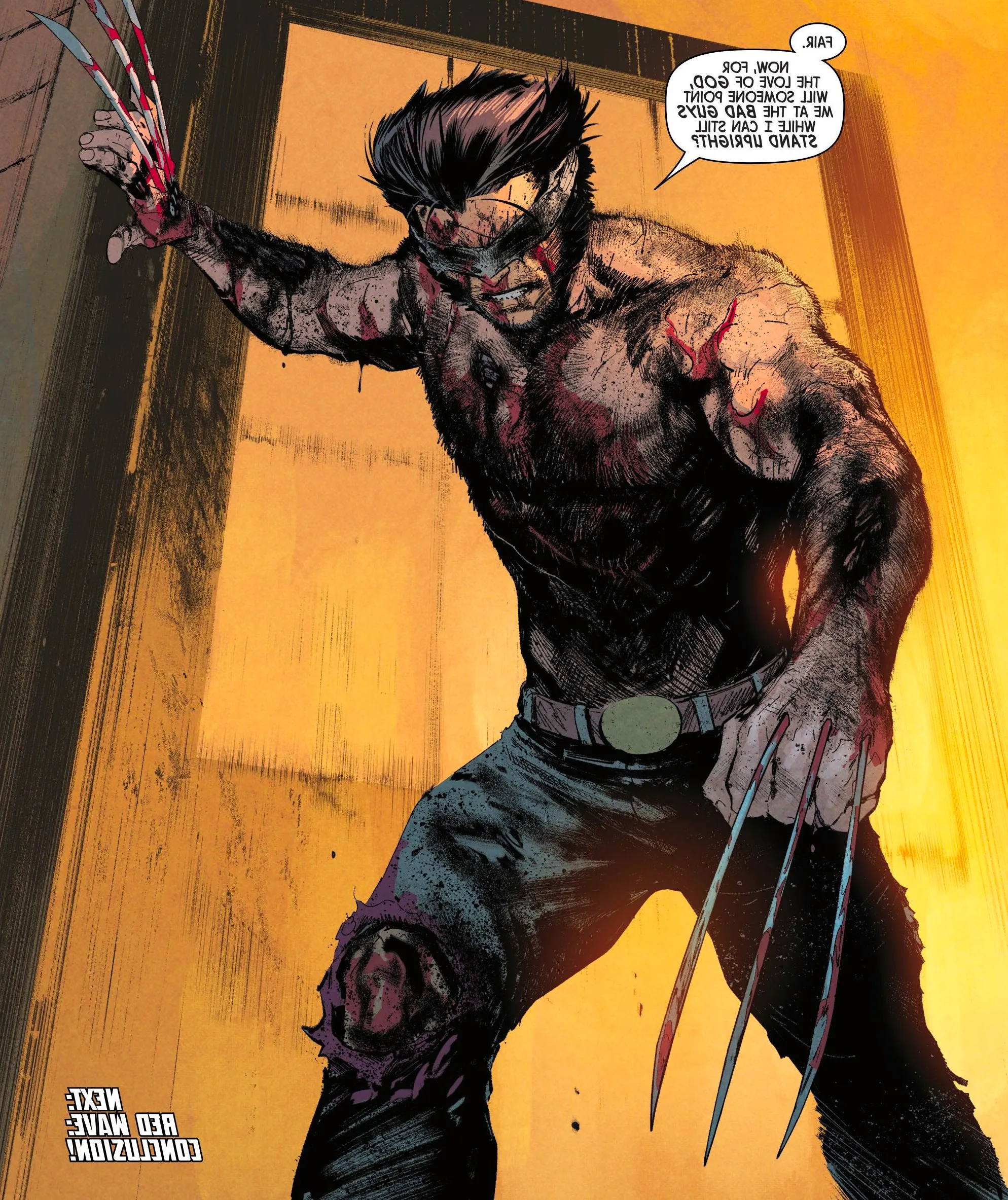 Wolverine blindfolded and bloodied in Uncanny X-Men (2024) #4 Image