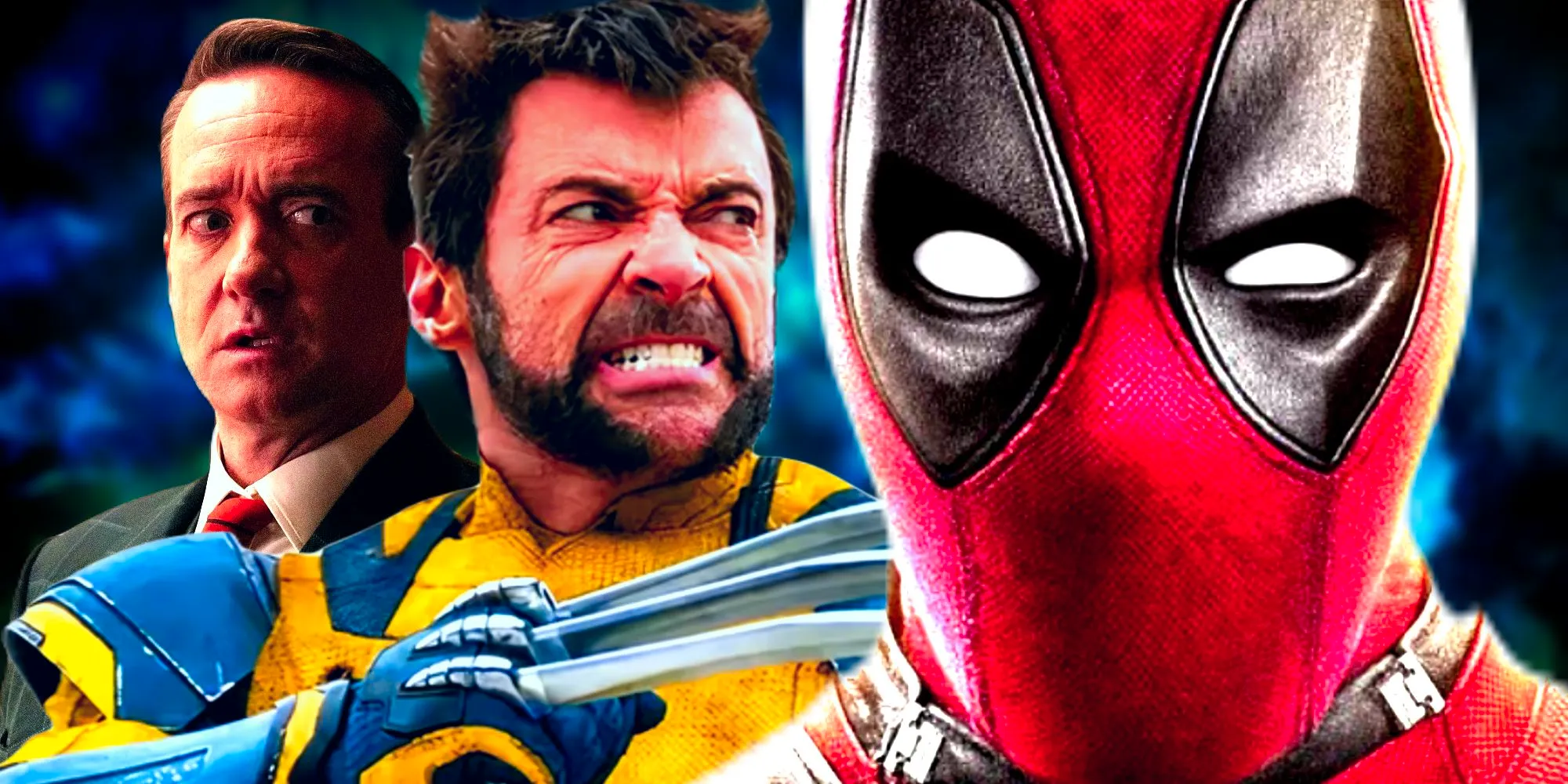 Wolverine unsheathes his claws next to Deadpool and Paradox in Deadpool & Wolverine Image