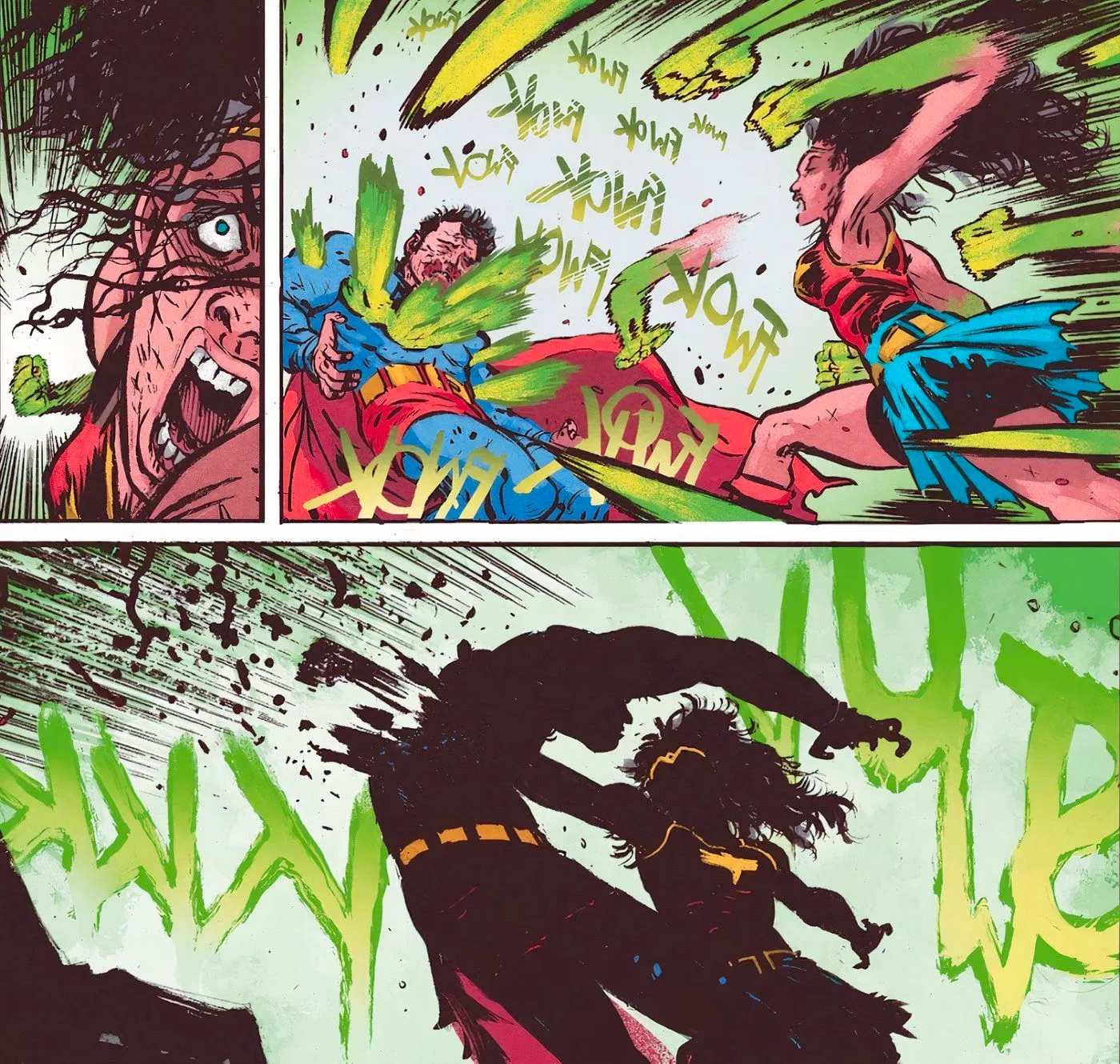 Wonder Woman Dead Earth #3 Wonder Woman Killing Superman Image