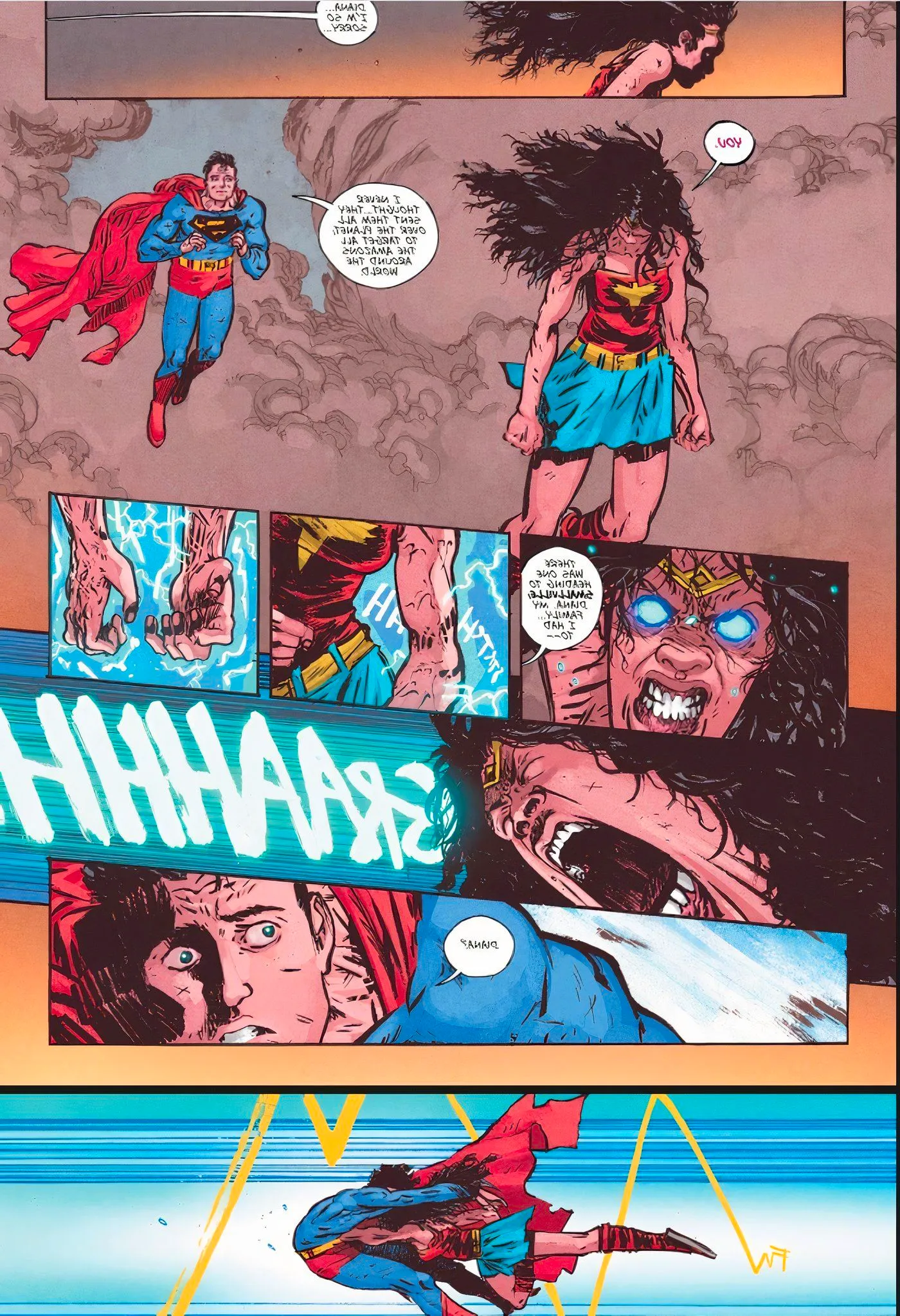 Wonder Woman Dead Earth #3 Wonder Woman vs Superman Image