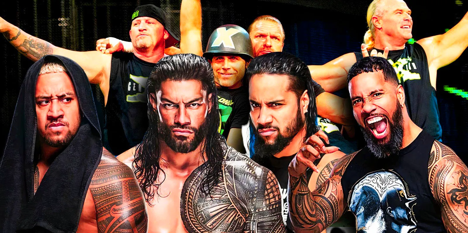 WWE greatest factions with DX and the Bloodline Image