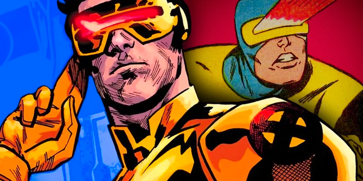 x-men's cyclops now and in his first appearance Image