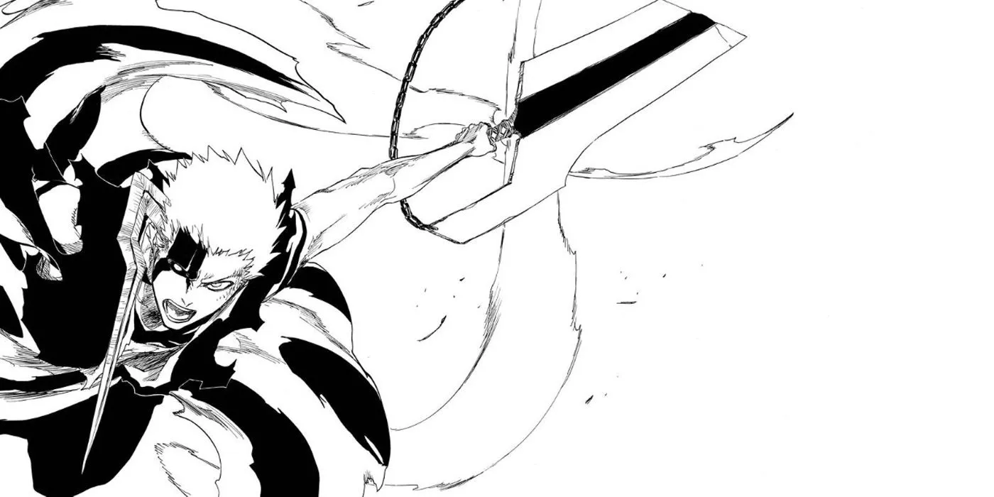 Yhwach breaks Ichigo's sword instantly. Image