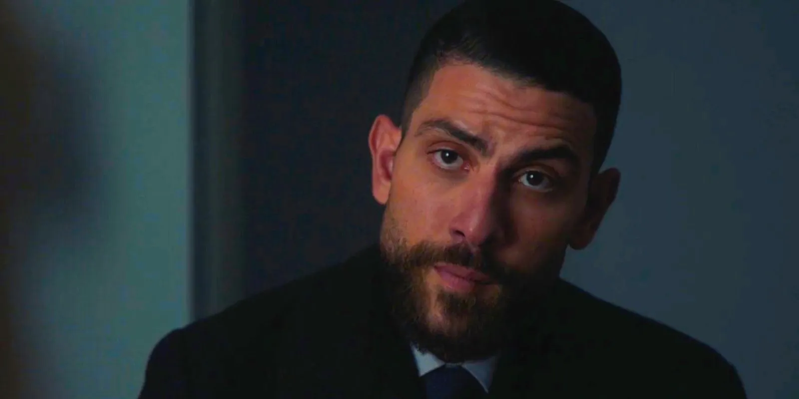 Zeeko Zaki as OA interviewing a witness in FBI Season 5 episode 23. Image