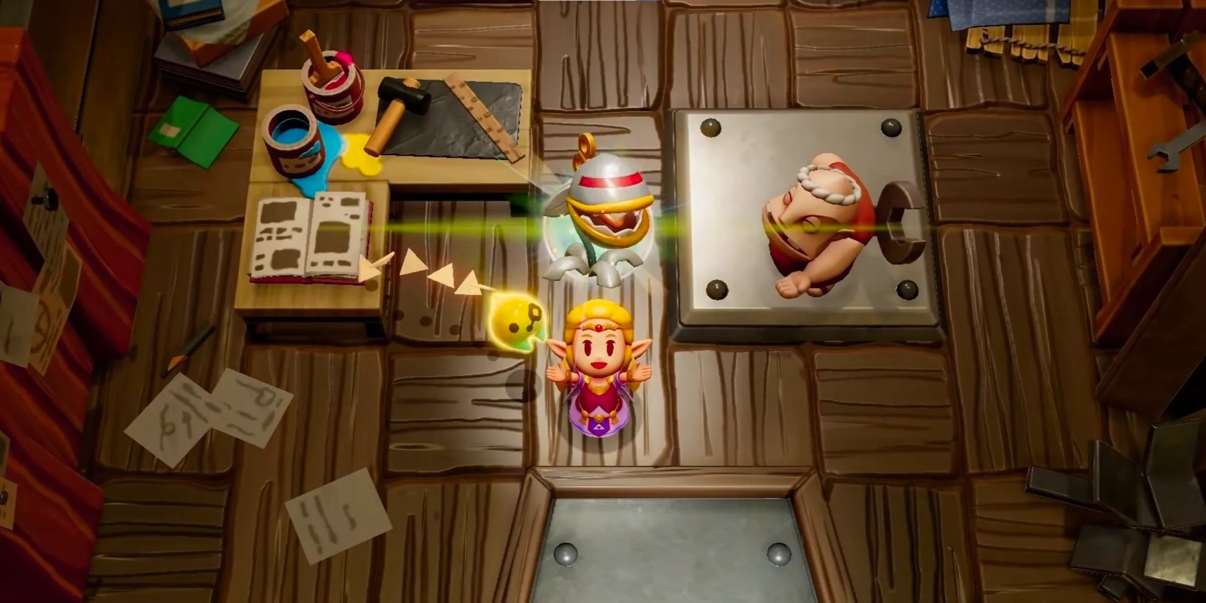 Zelda, Dampe, and the High Teku Baba in Legend of Zelda Echoes of Wisdom Image