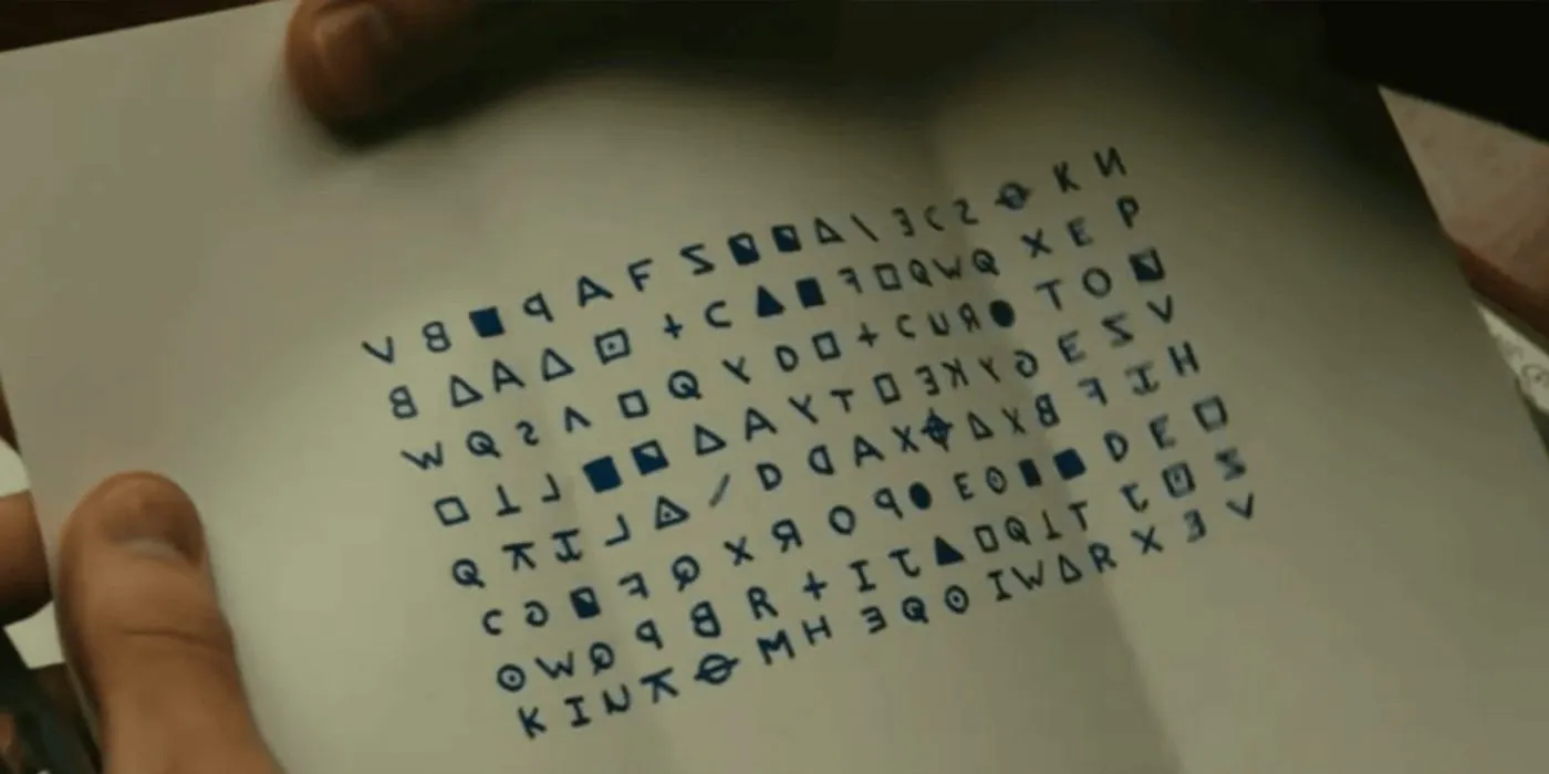 zodiac letter in david fincher's movie Image