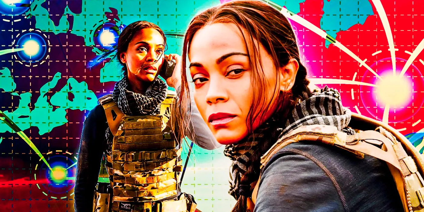 Zoe Saldana as Joe in Special Ops: Lioness. Image