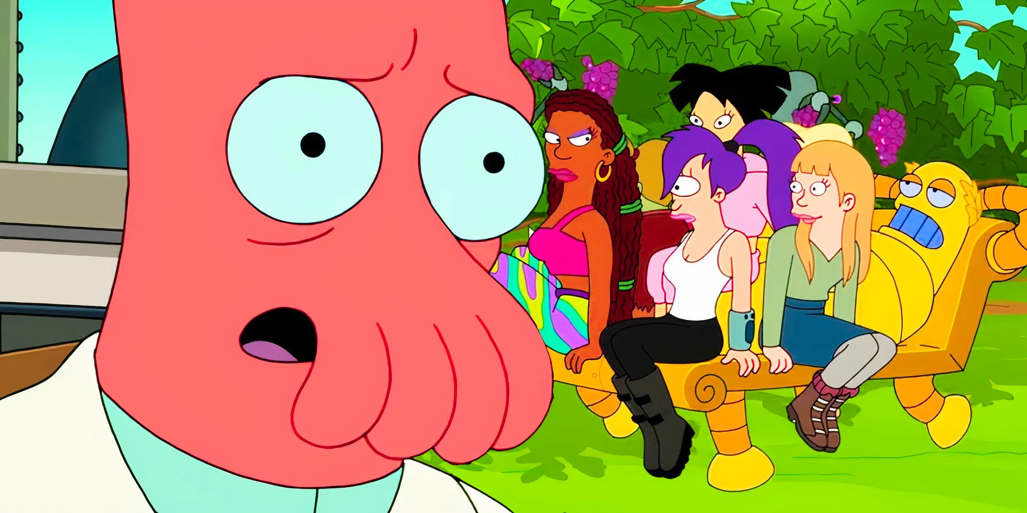 Zoidberg and the Futurama Cast Image