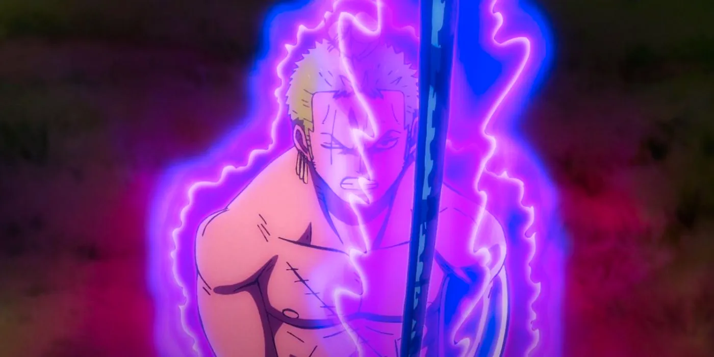 Zoro and Enma in One Piece anime Image