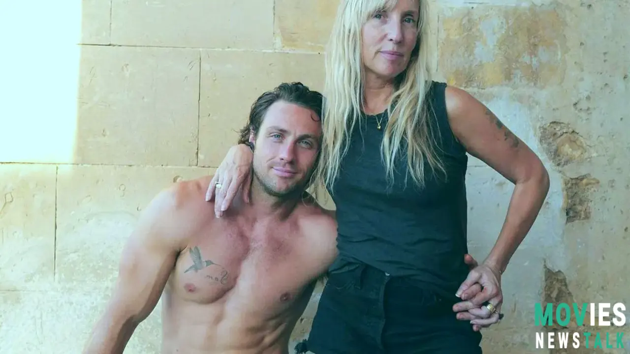 Aaron Taylor-Johnson's HOT Summer Photos with Wife Sam!  Fifty Shades Star Reacts!  See the SMOKING Pics! Main Image