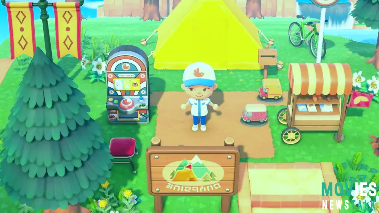 Animal Crossing: New Horizons Wide Display Stand: Unleash Your Creativity! Main Image