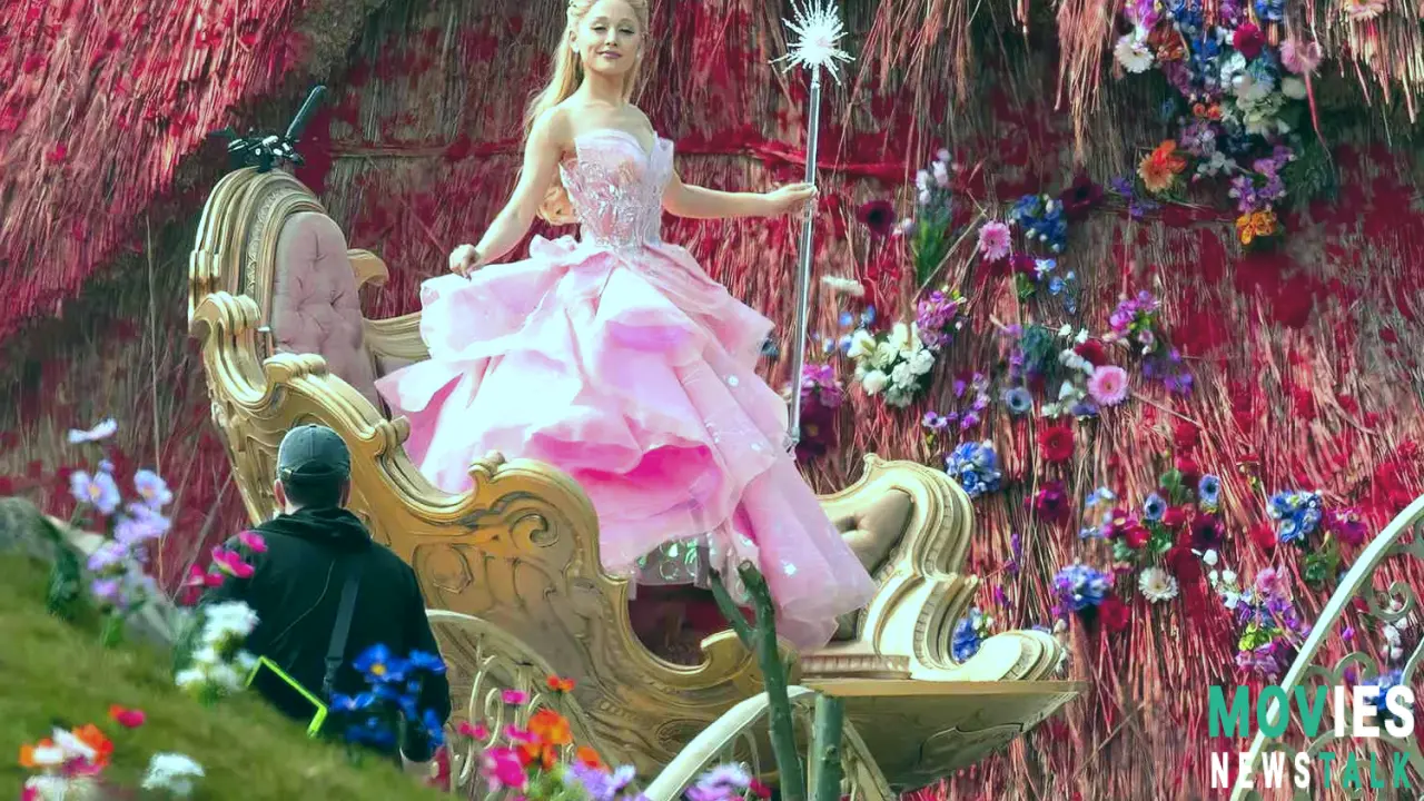 Ariana Grande's GLINDA REVEALED! First Photos From Wicked Movie Set!  Must-See Images! Main Image