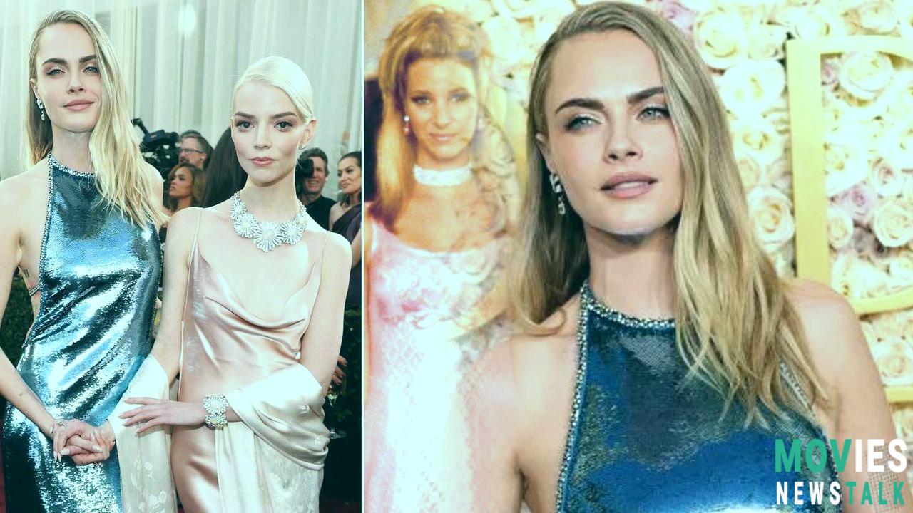 Cara Delevingne's Golden Globes Look: Gucci Fashion & Romy and Michele Vibes Main Image