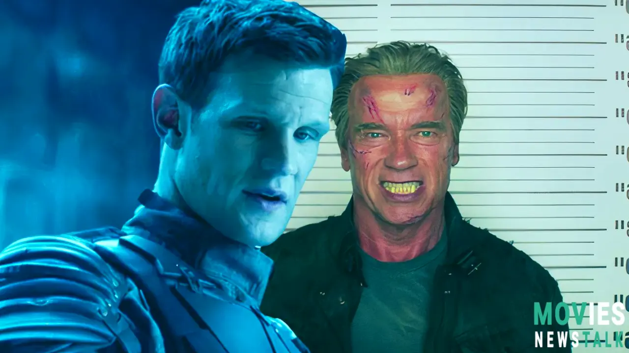 Genisys Scene With Arnold Schwarzenegger Matt Smith's Confusion Filming Terminator Main Image