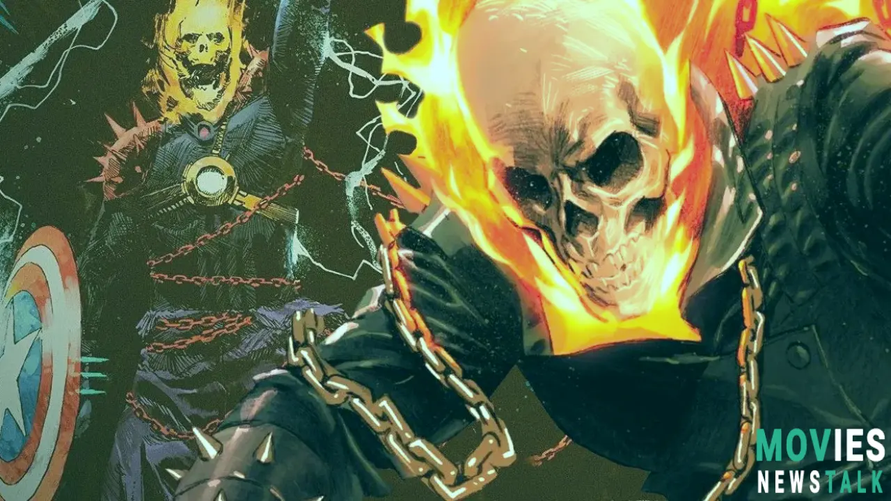 Ghost Rider Captain America: Terrifying MCU Fan Art Imagines the Fusion. Main Image