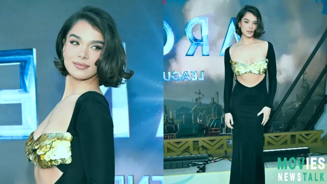 Hailee Steinfeld's STUNNING Peekaboo Bra Look at Arcane Season 2 Premiere! See the Photos! Main Image