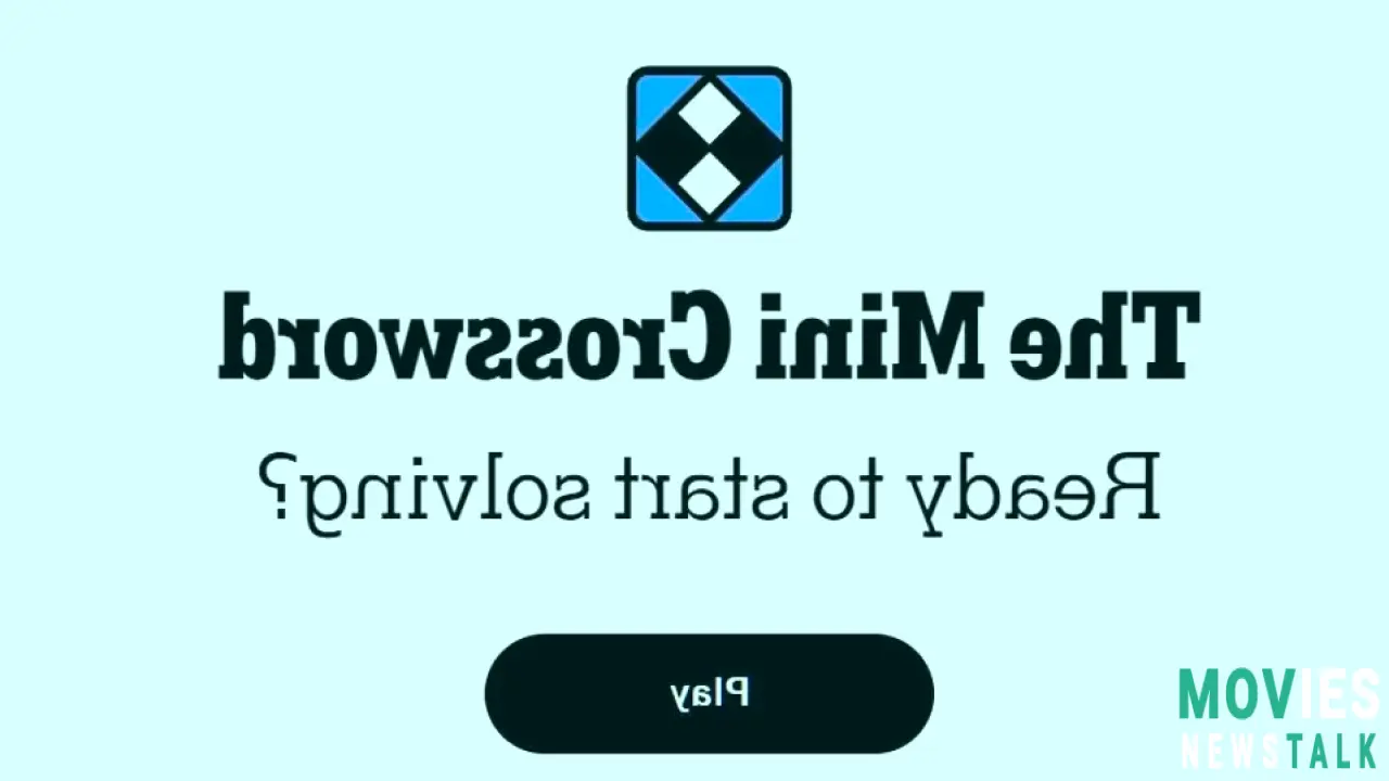 NYT Mini Crossword Answers & Hints! Solve Today's Puzzle With Our Easy Guide! Main Image