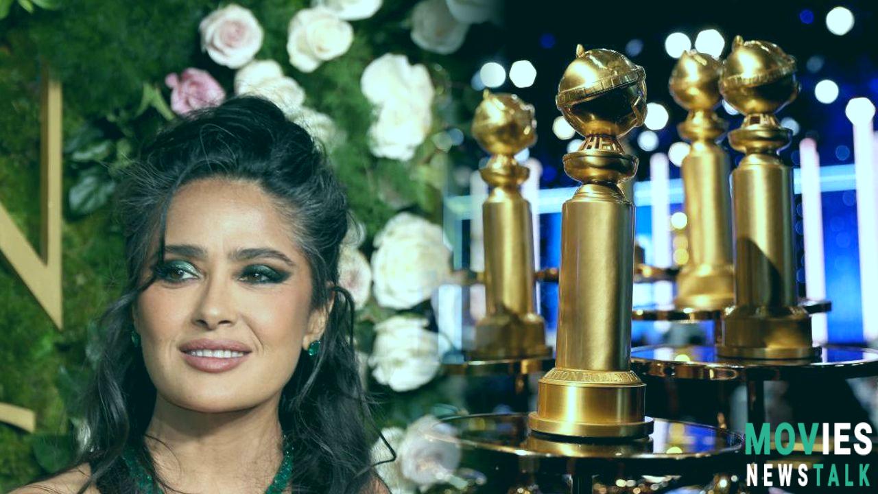 Salma Hayek's Golden Globes: Gray Hair, Gucci Gown, and Emerald Glam | Age-Defying Beauty Main Image