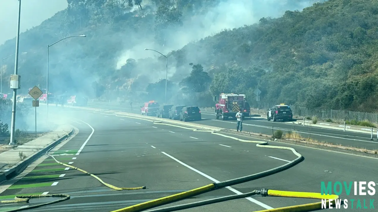 San Diego Fairmount Fire EMERGENCY! Evacuations Ordered Near SDSU!  Brush Fire Update! Main Image