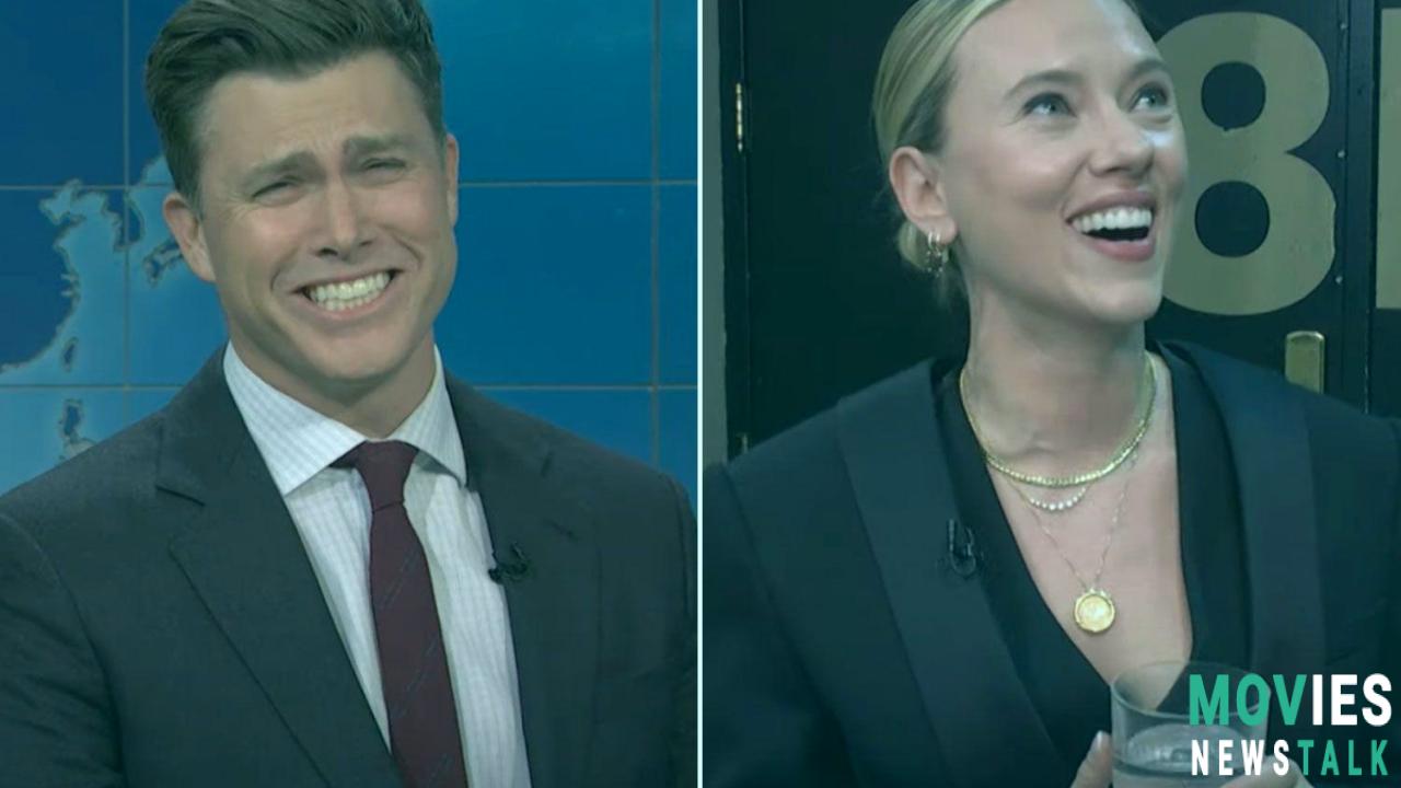 SNL Colin Jost Jokes & Scarlett Johansson Reactions: A Deep Dive Main Image