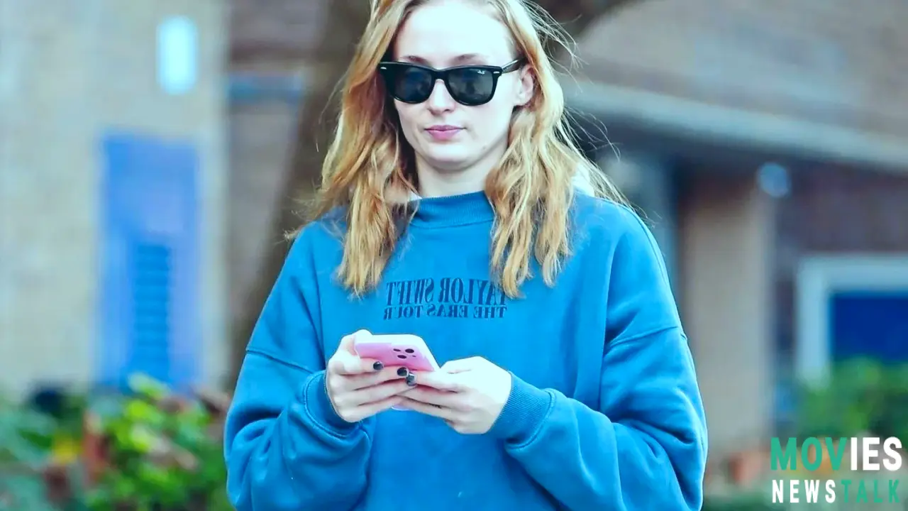 Sophie Turner's Taylor Swift Eras Tour Sweatshirt!  Celeb Friendship & RARE Merch Spotted!  MUST SEE! Main Image