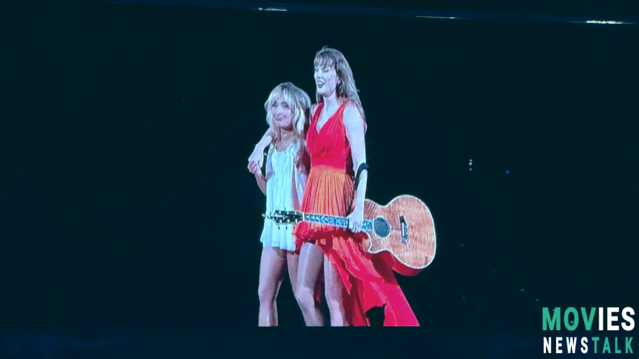 Taylor Swift's SHOCKING Eras Tour Surprise Guest! Sabrina Carpenter Joins the Show!  WATCH the AMAZING Video! Main Image